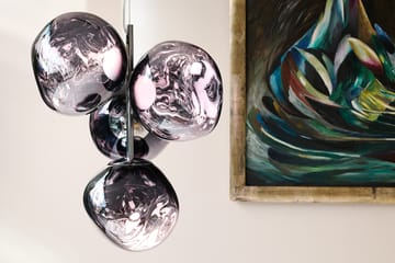 Melt Chandelier mini lysekrone LED 63,4 cm - Smoke - Tom Dixon