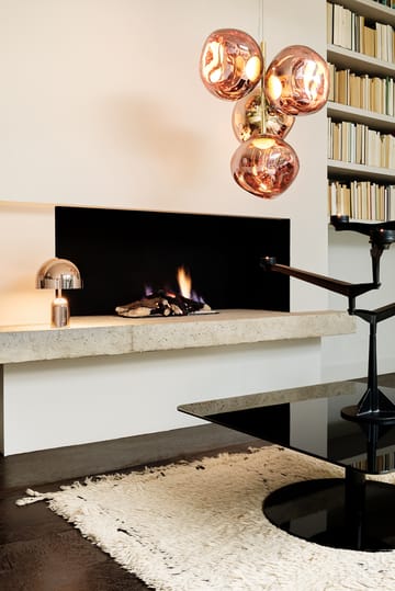 Melt Chandelier small lysekrone LED 103 cm - Copper - Tom Dixon