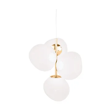 Melt Chandelier small lysekrone LED 103 cm - Opal-gold - Tom Dixon