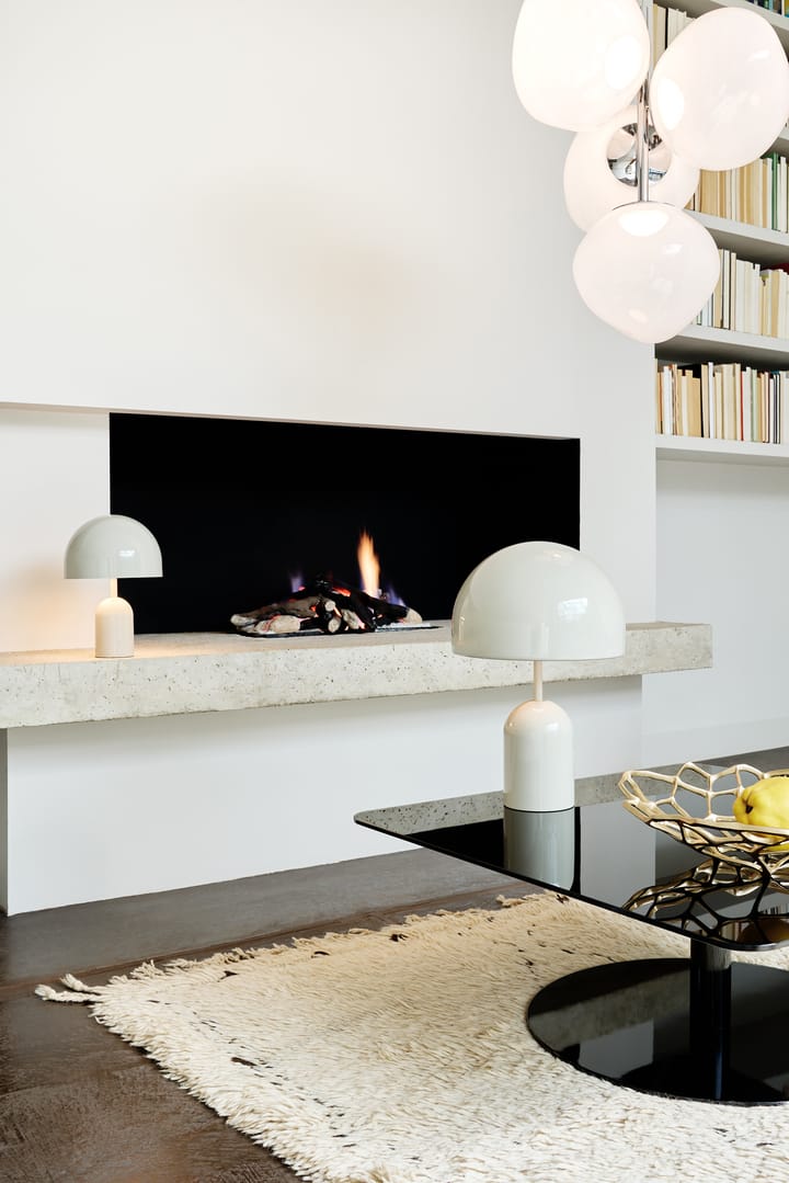 Melt Chandelier small lysekrone LED 103 cm, Opal-silver Tom Dixon