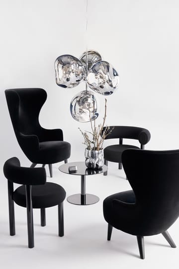 Melt Chandelier small lysekrone LED 103 cm - Silver - Tom Dixon