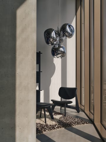 Melt Chandelier small lysekrone LED 103 cm - Smoke - Tom Dixon