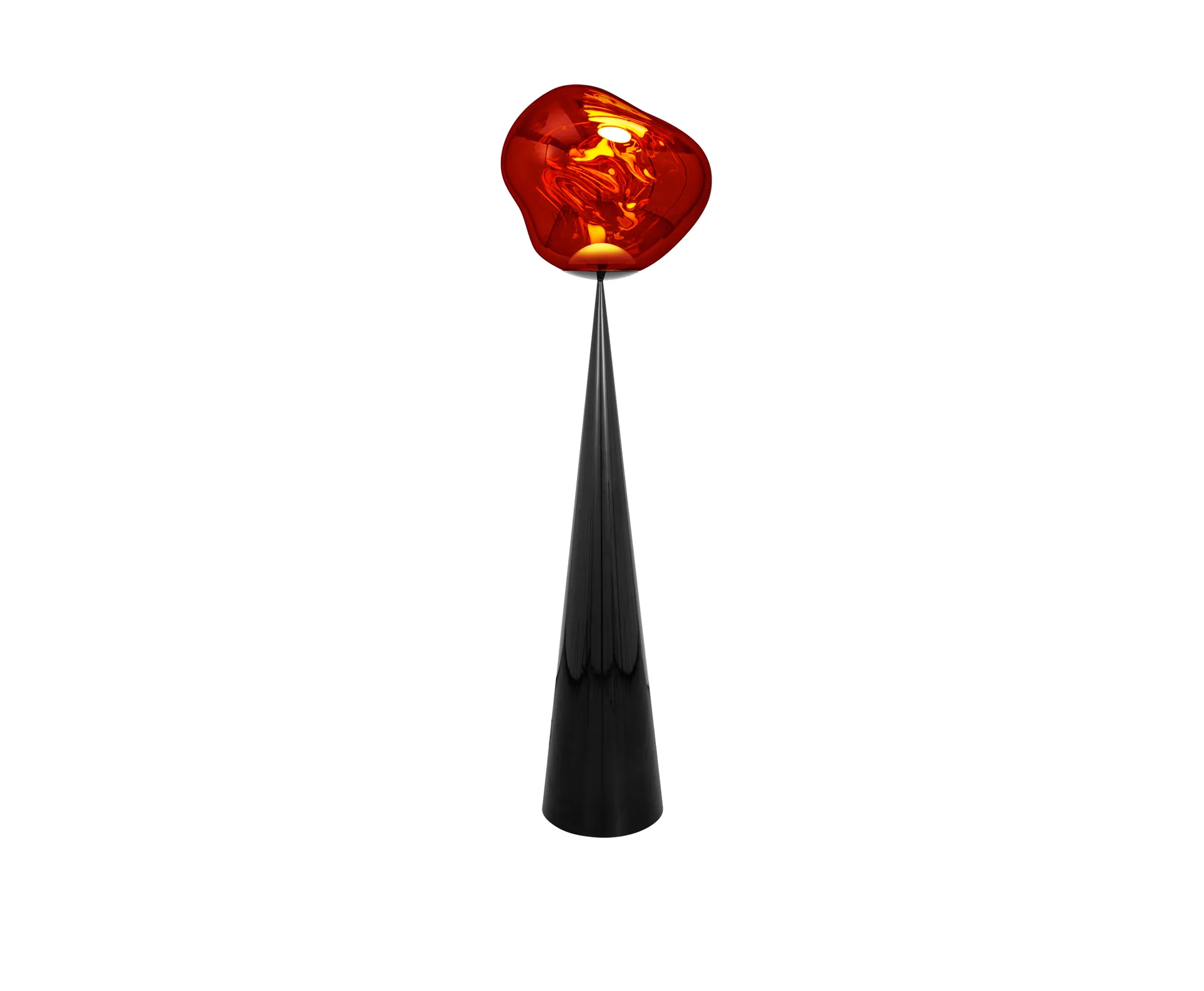Melt Cone fat gulvlampe LED 174,5 cm, Copper Tom Dixon