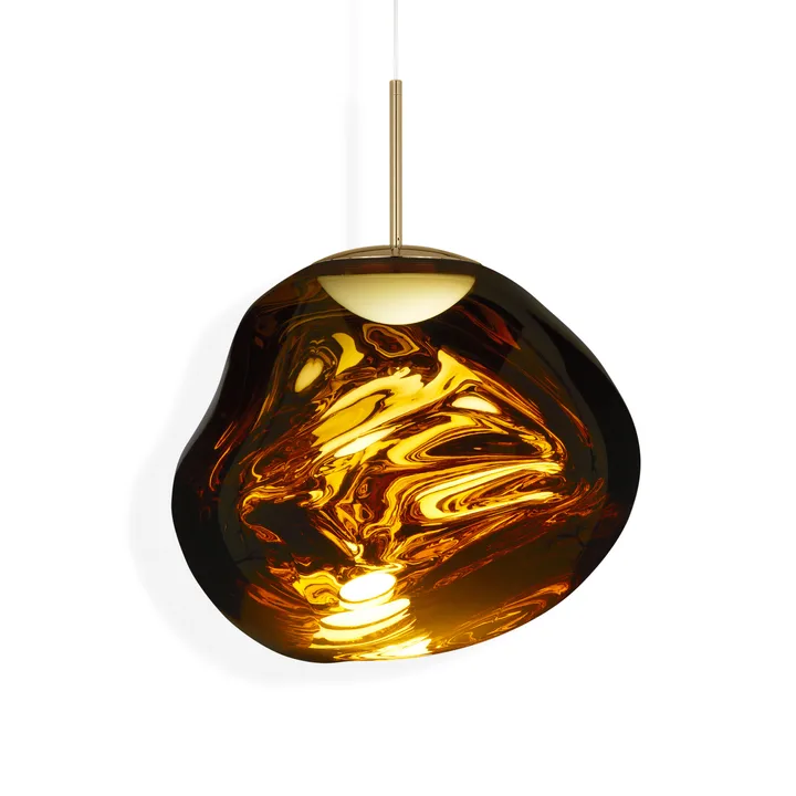 Melt pendel LED - Gull, medium 50x50 cm - Tom Dixon