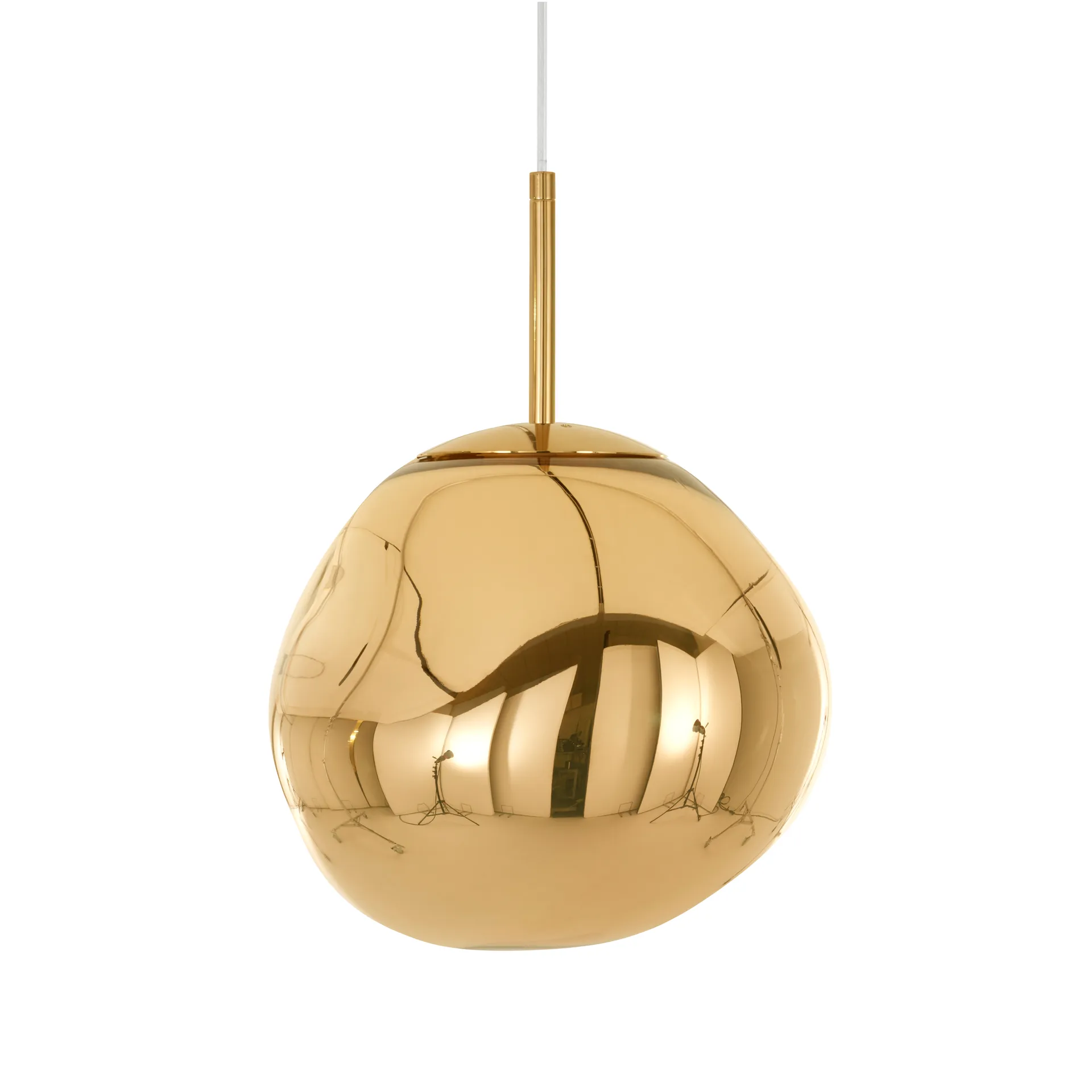 Melt pendel LED, Gull, mini 27x28 cm Tom Dixon