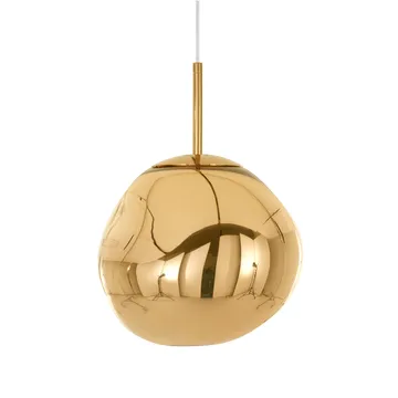 Melt pendel LED - Gull, mini 27x28 cm - Tom Dixon