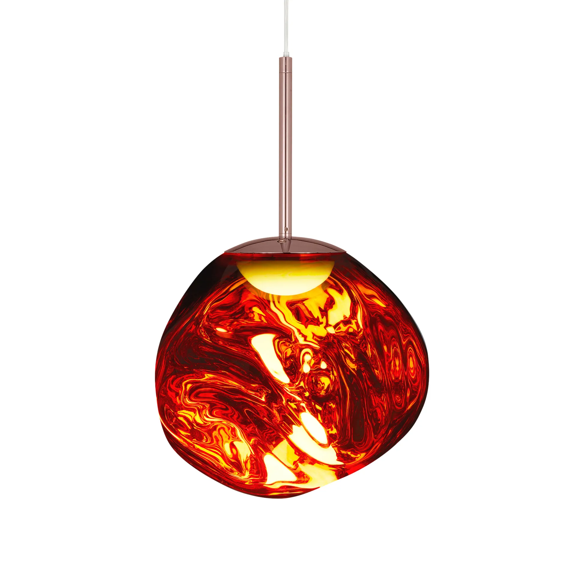 Melt pendel LED, Kobber, mini 27x28 cm Tom Dixon