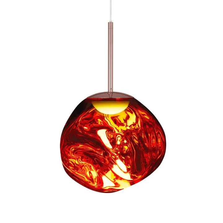 Melt pendel LED - Kobber, mini 27x28 cm - Tom Dixon