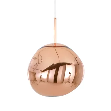 Melt pendel LED - Kobber, mini 27x28 cm - Tom Dixon