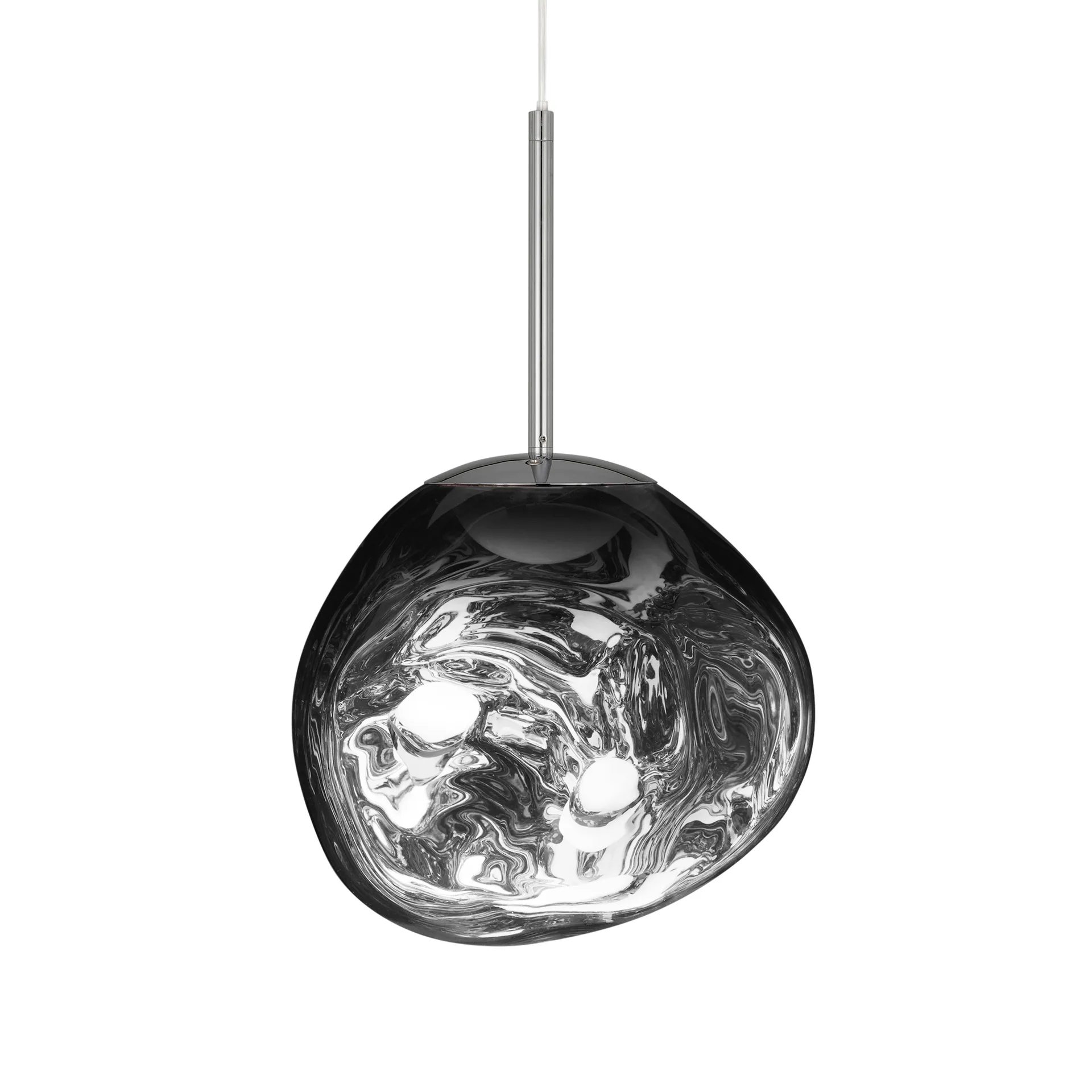 Melt pendel LED, Krom, mini 27x28 cm Tom Dixon