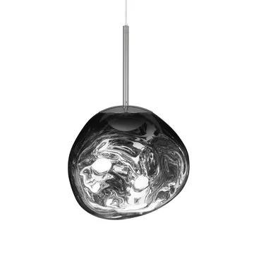Melt pendel LED - Krom, mini 27x28 cm - Tom Dixon