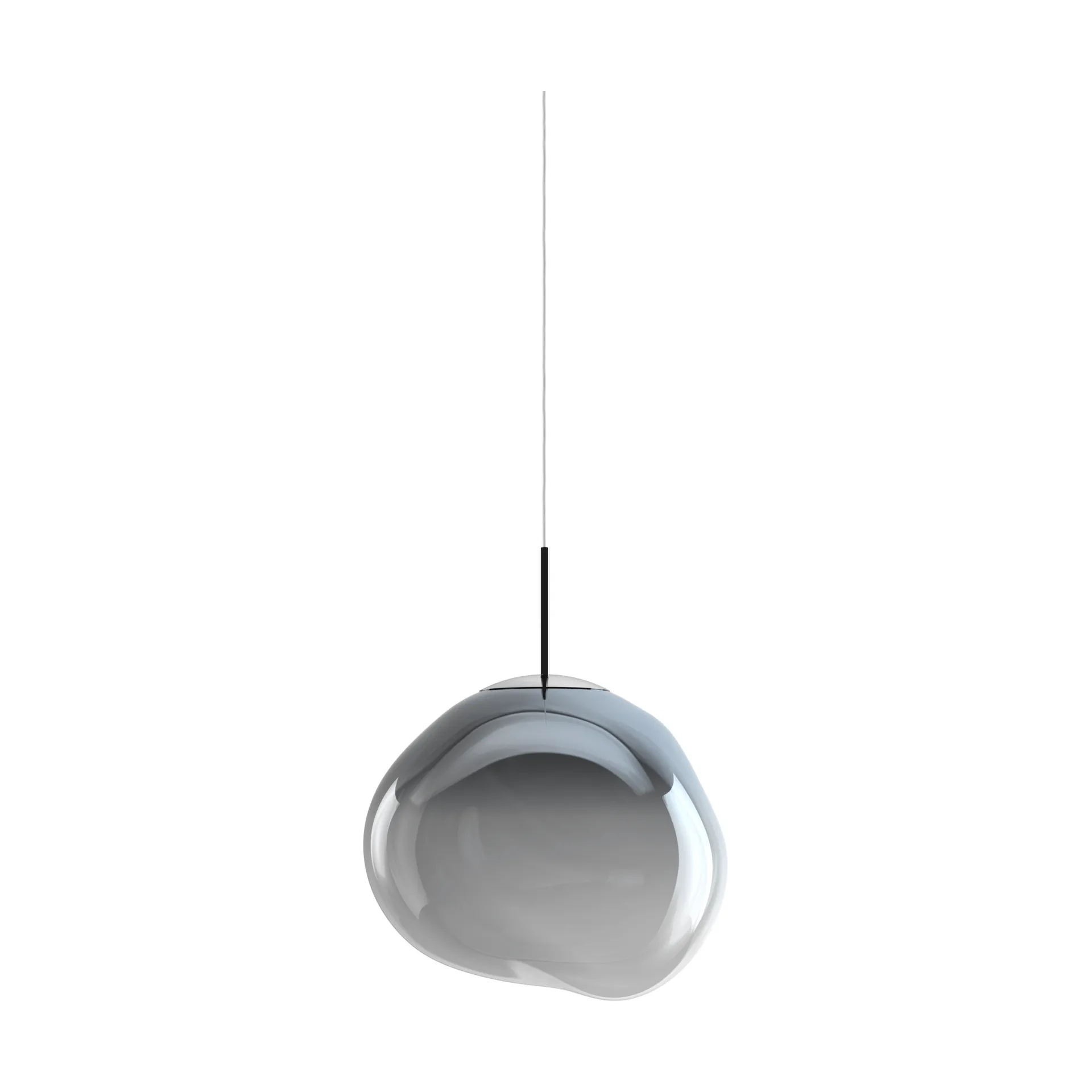 Tom Dixon Melt pendellampe LED Nikkel, medium 50x50 cm