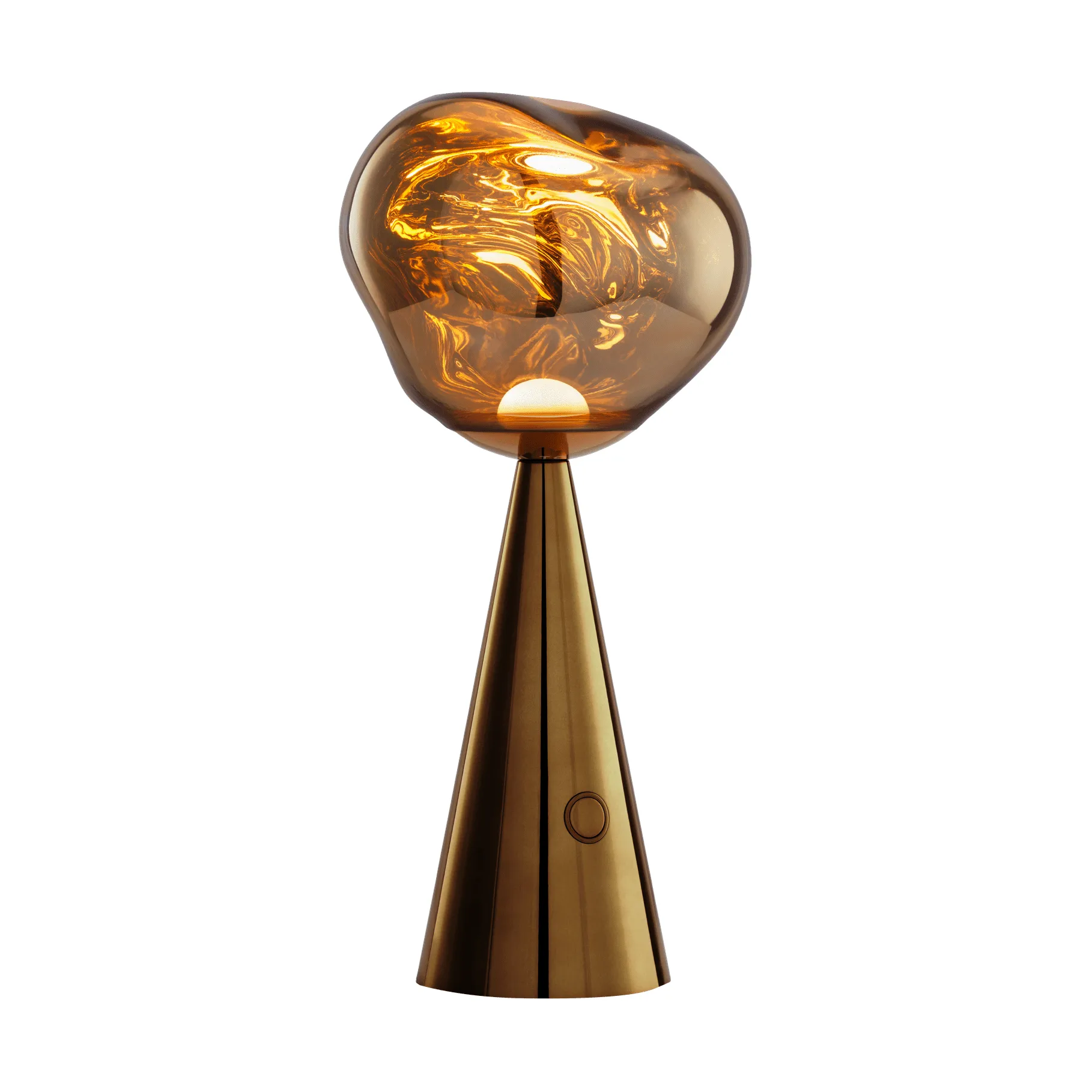 Melt Portable LED-bordlampe 28,5 cm, Bronze Tom Dixon