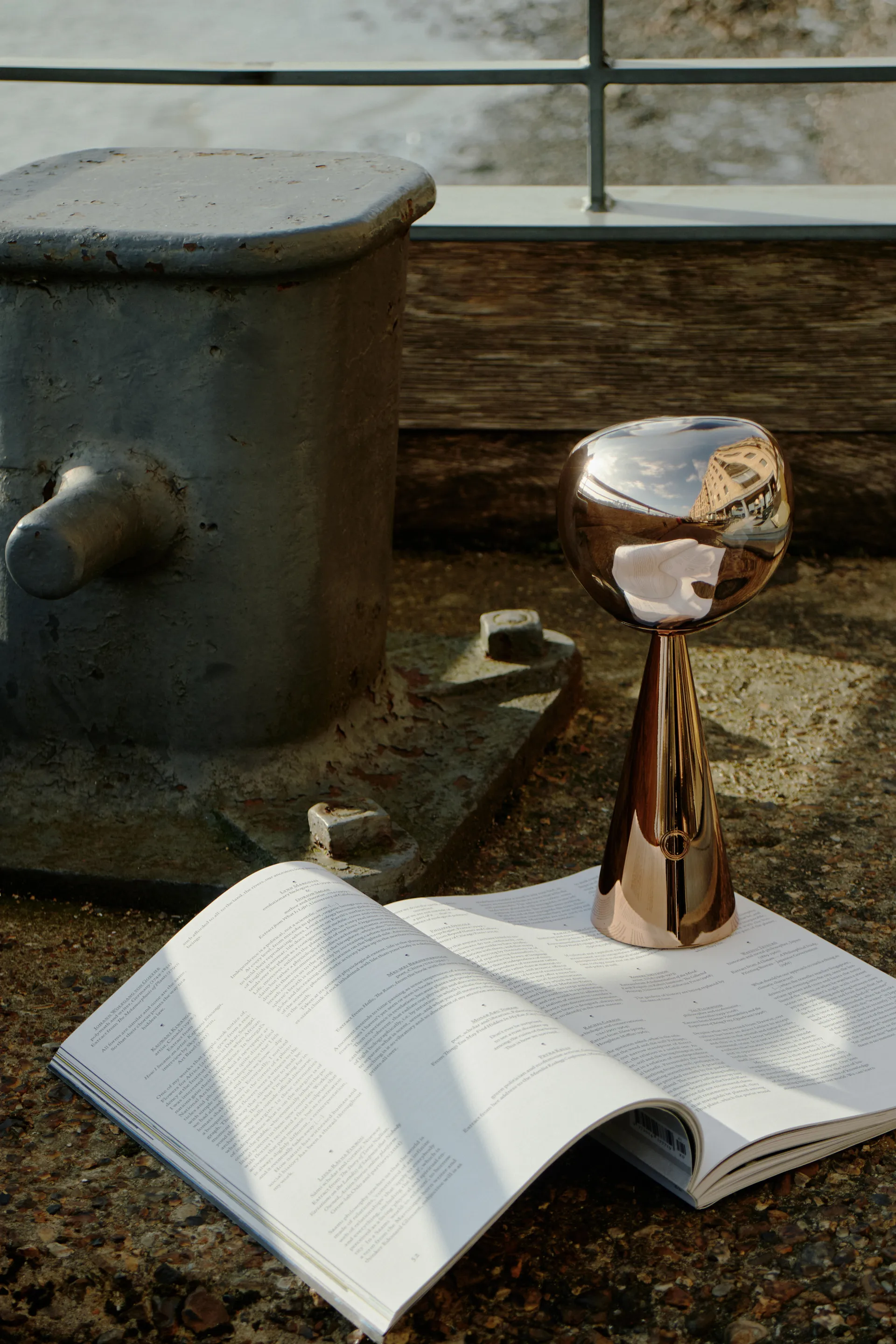 Melt Portable LED-bordlampe 28,5 cm, Bronze Tom Dixon