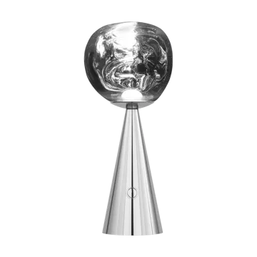 Melt Portable LED-bordlampe 28,5 cm - Silver - Tom Dixon