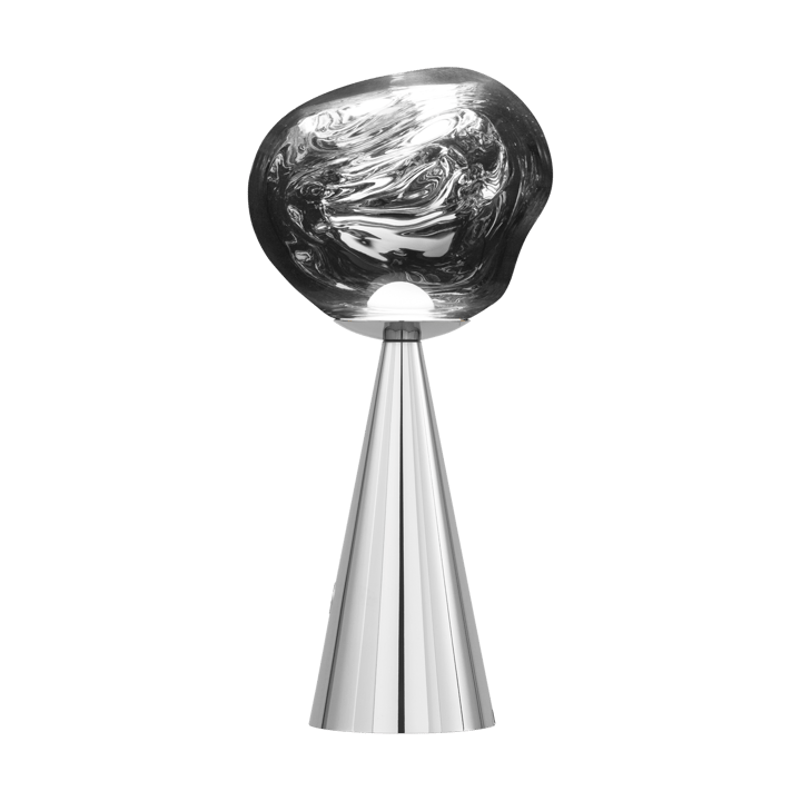 Melt Portable LED-bordlampe 28,5 cm, Sølv Tom Dixon