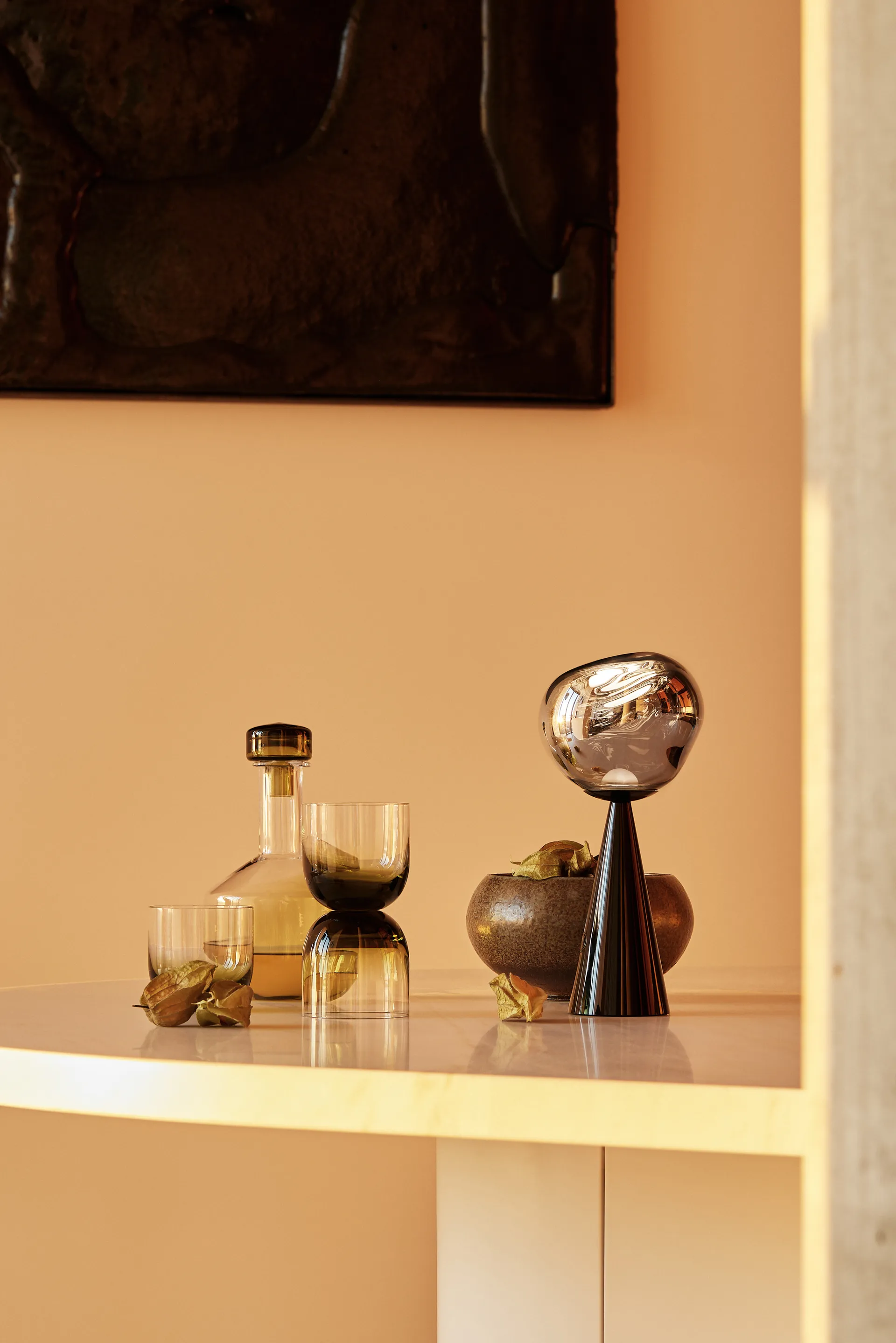 Melt Portable LED-bordlampe 28,5 cm, Sort Tom Dixon