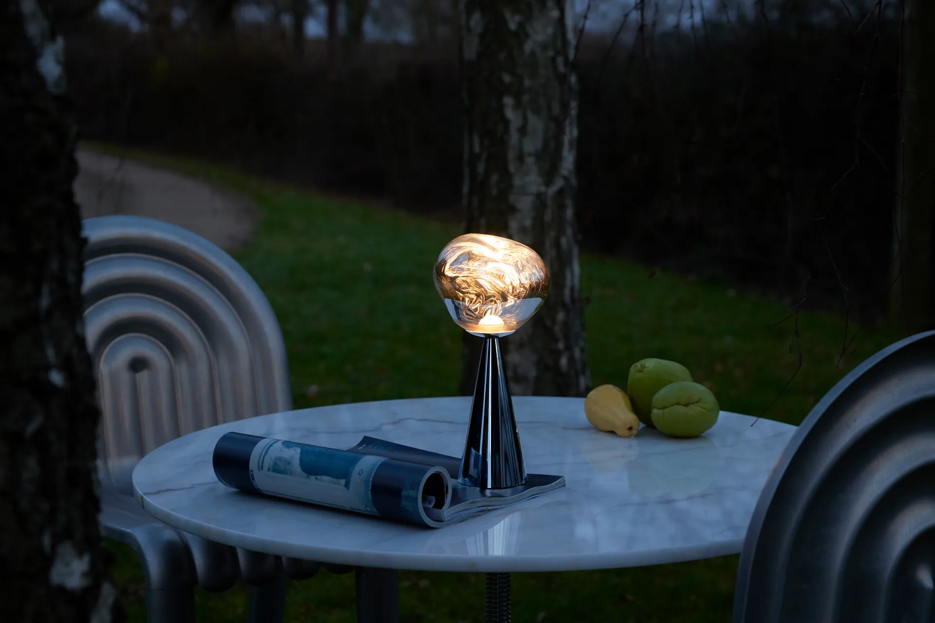 Melt Portable LED-bordlampe 28,5 cm, Sort Tom Dixon