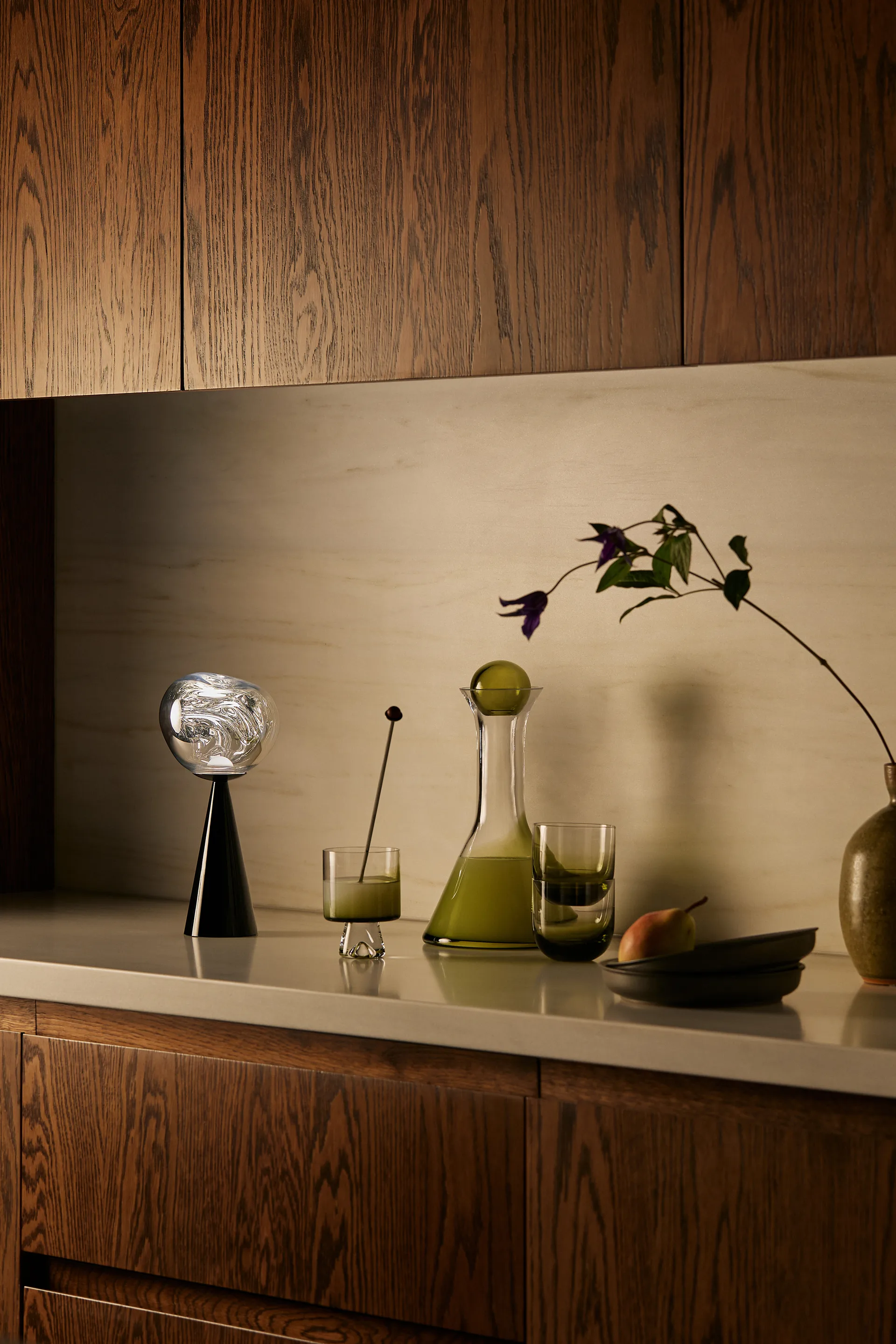 Melt Portable LED-bordlampe 28,5 cm, Sort Tom Dixon