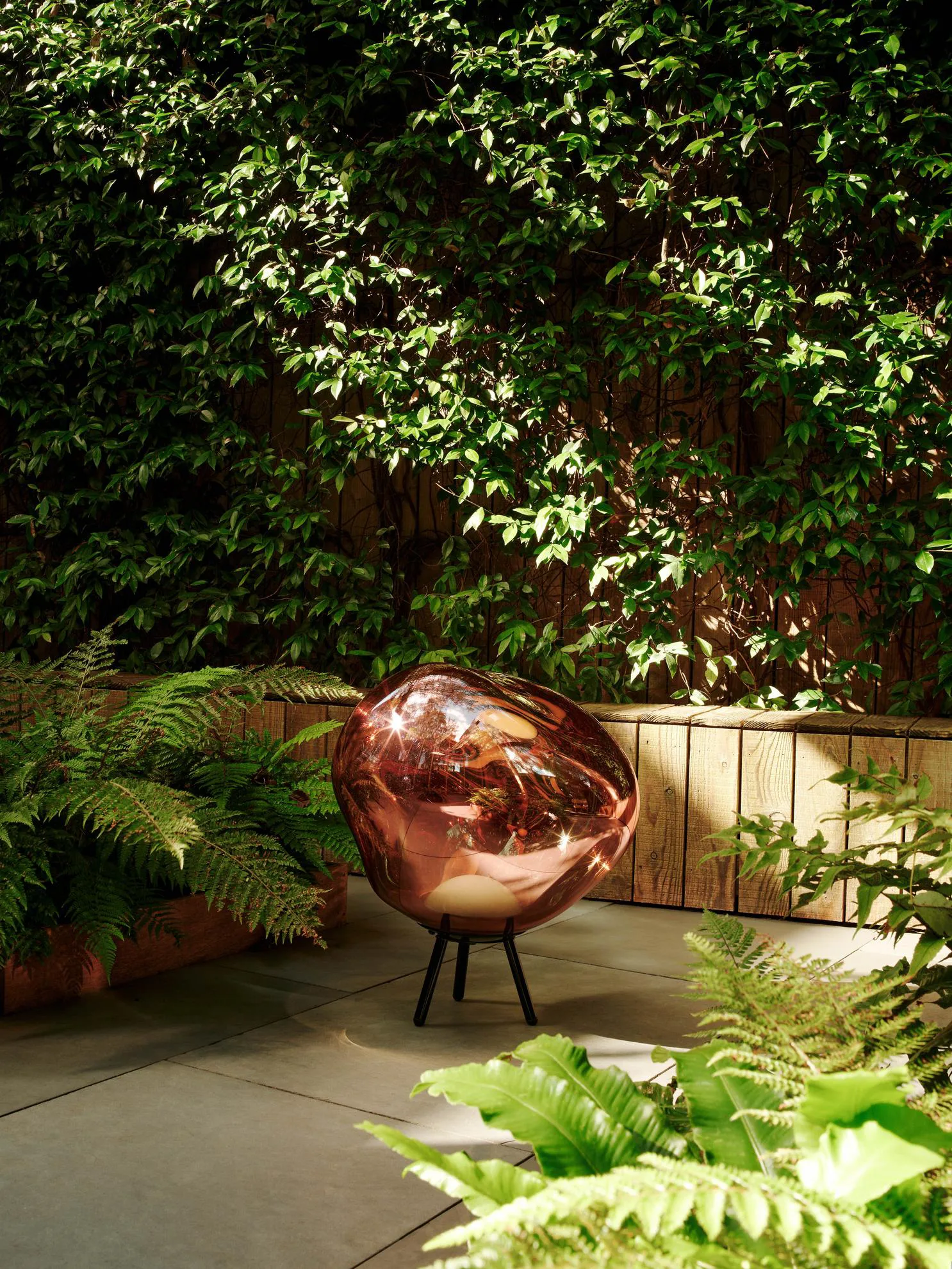 Melt Portable LED Large gulvlampe, Copper Tom Dixon