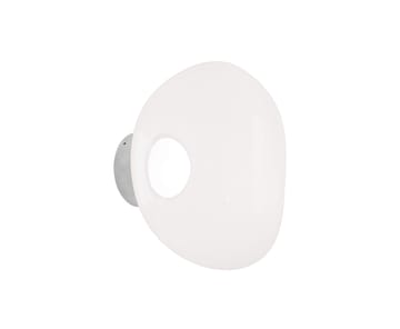 Melt Surface mini væglampe LED 30 cm - Opal-silver - Tom Dixon