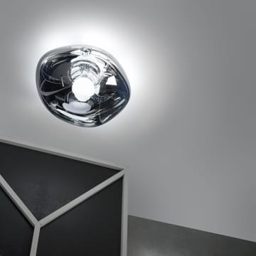Melt Surface væg/loftslampe LED - Krom - Tom Dixon