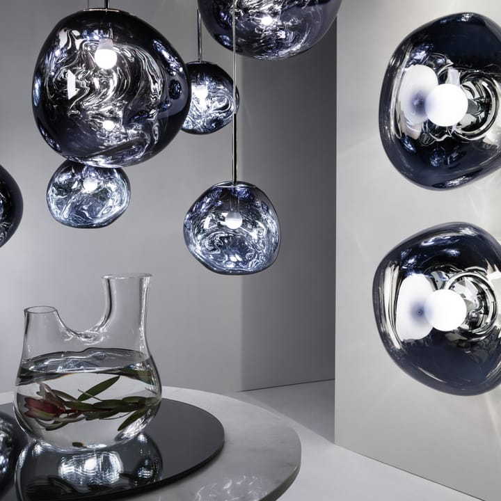 Melt Surface væg/loftslampe LED, Smoke Tom Dixon