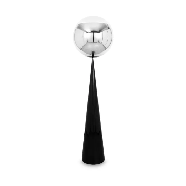 Mirror Ball fat gulvlampe LED 175,5 cm, Silver-silver Tom Dixon
