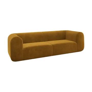 Plump modulsofa - Gold royal velvet, 3-personers sofa - Tom Dixon