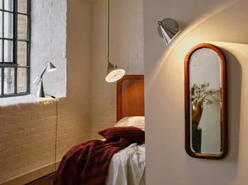 Pose Surface væglampe - Silver - Tom Dixon