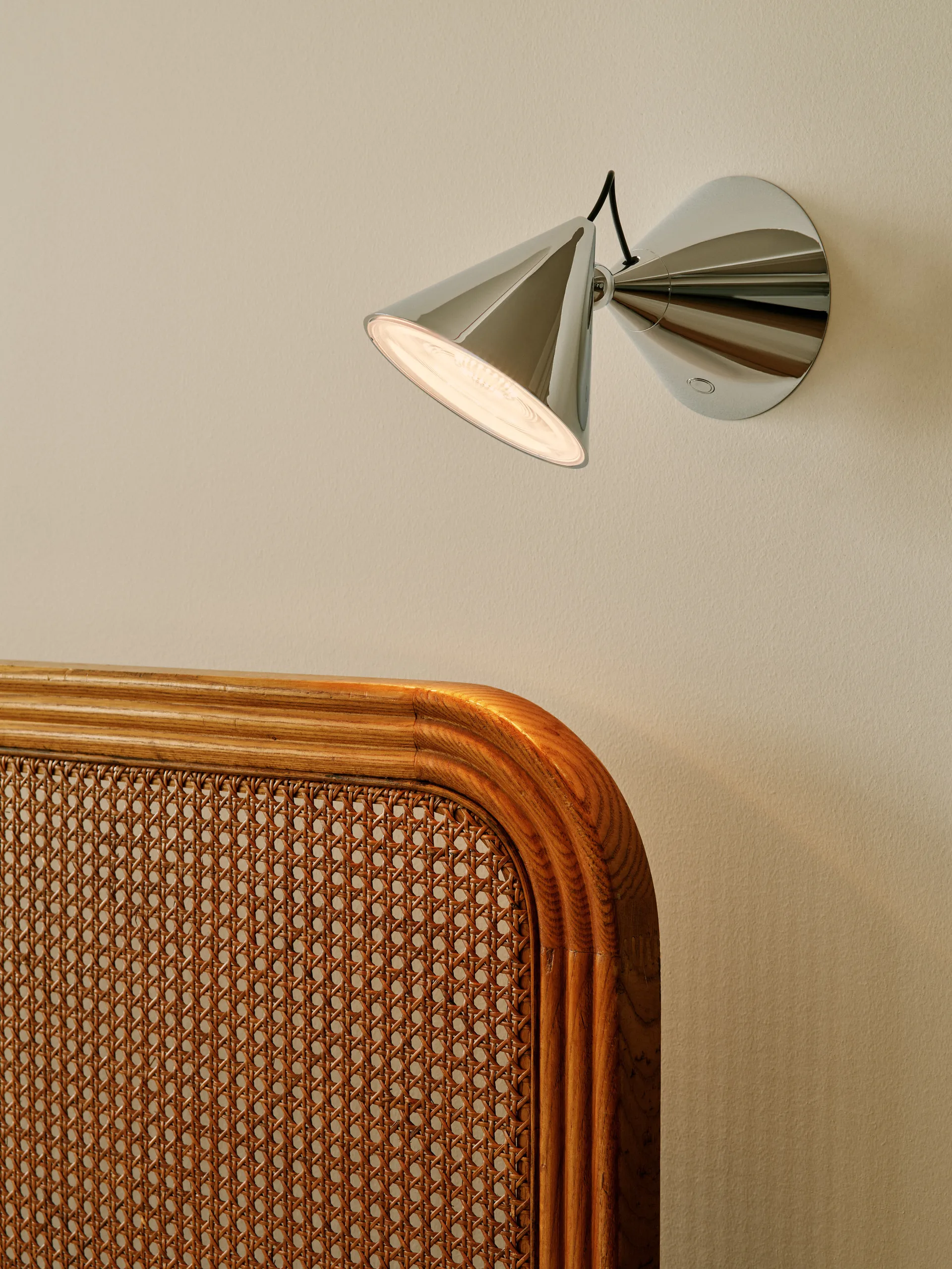 Pose Surface væglampe, Silver Tom Dixon