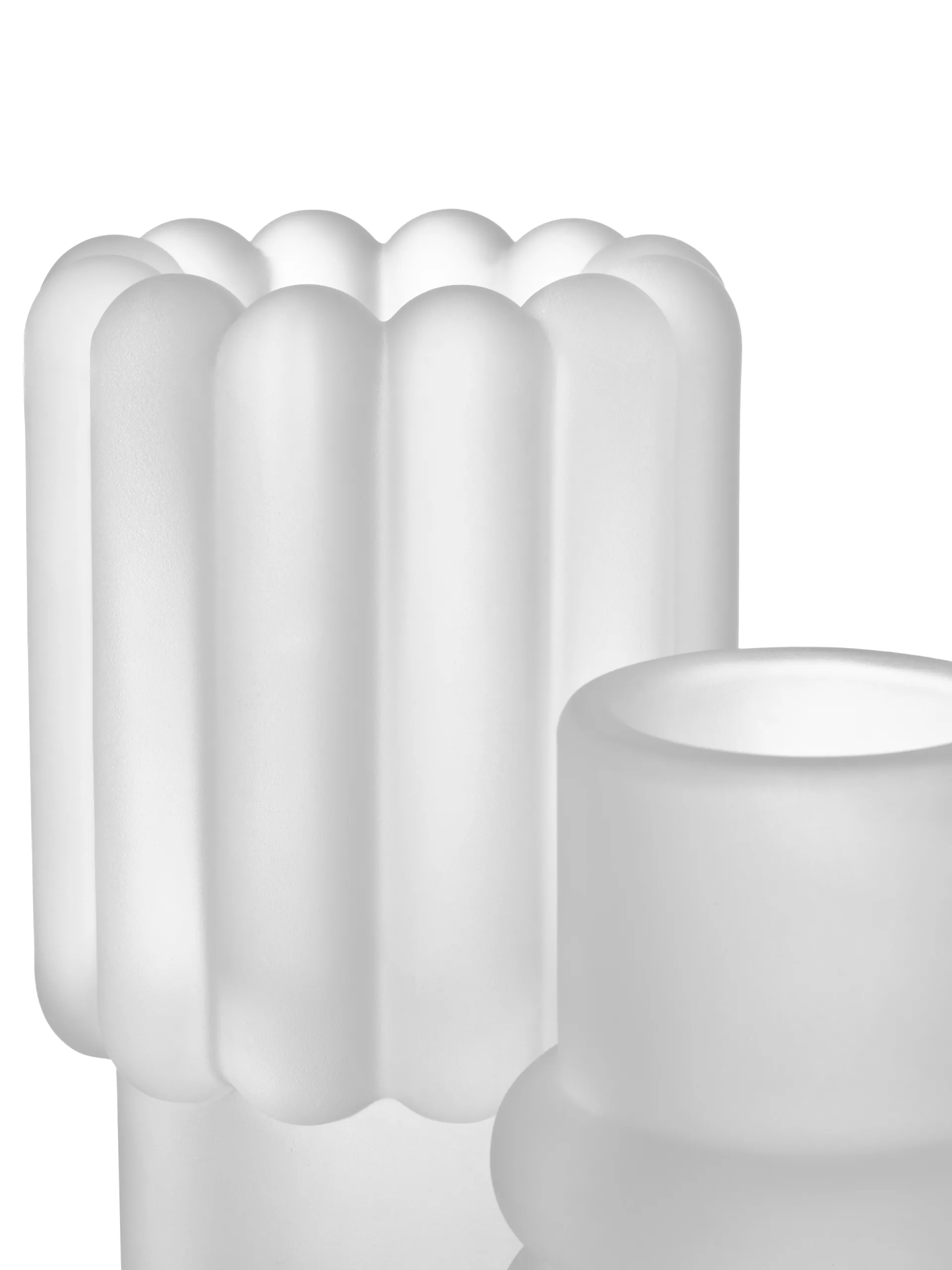 Press Medium vase, Frosted Tom Dixon