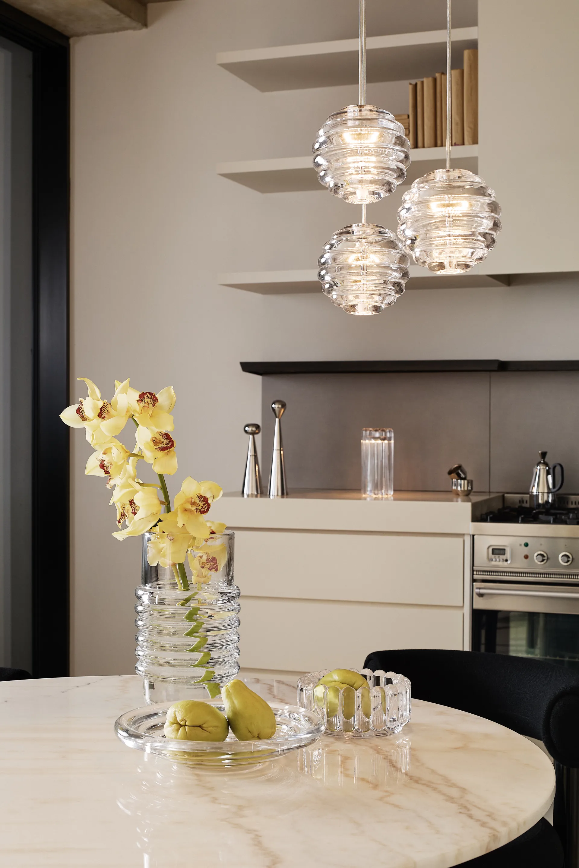 Press skål mellem, Klar Tom Dixon