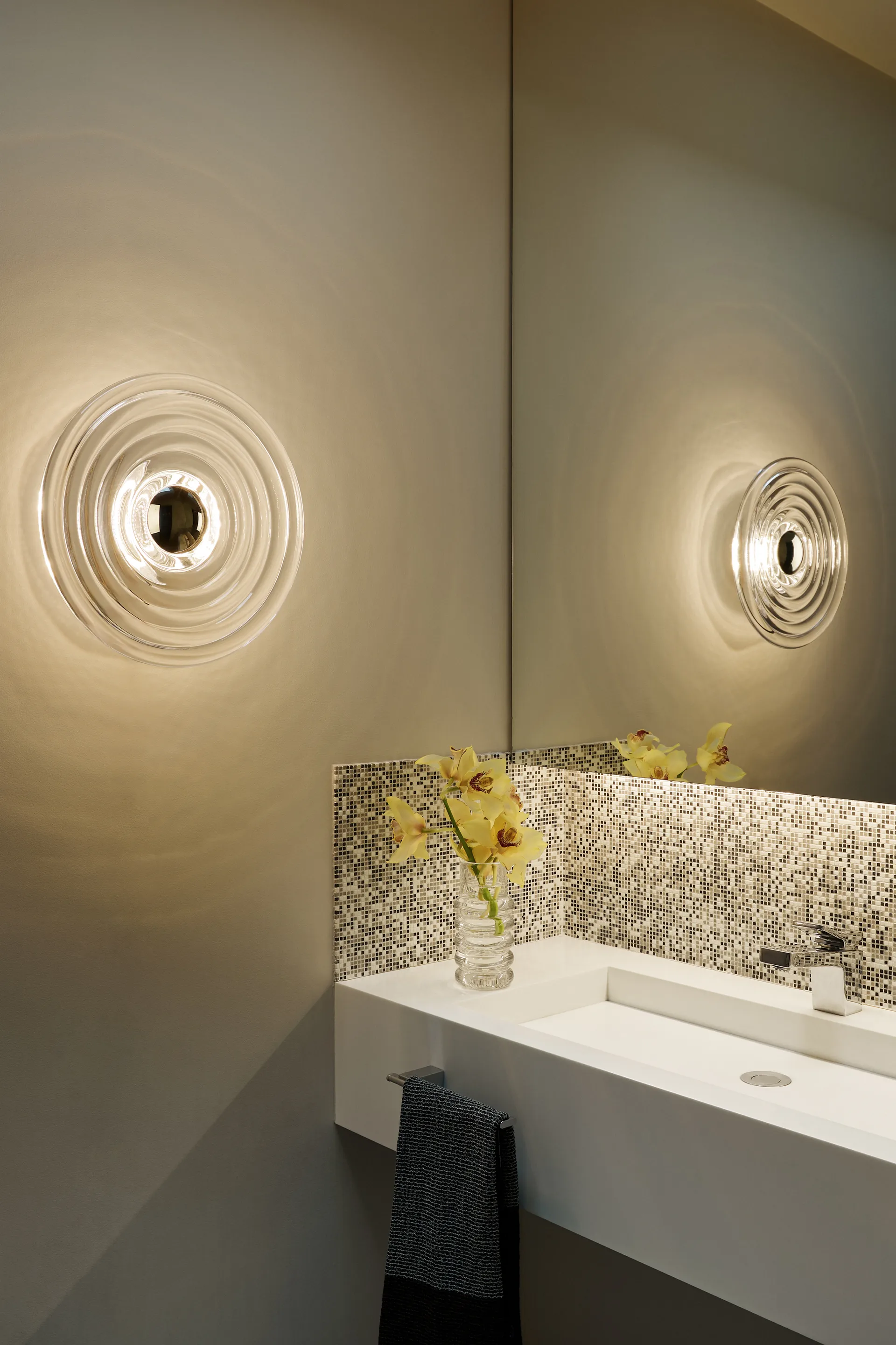 Press Surface væglampe large LED 35 cm, Clear Tom Dixon