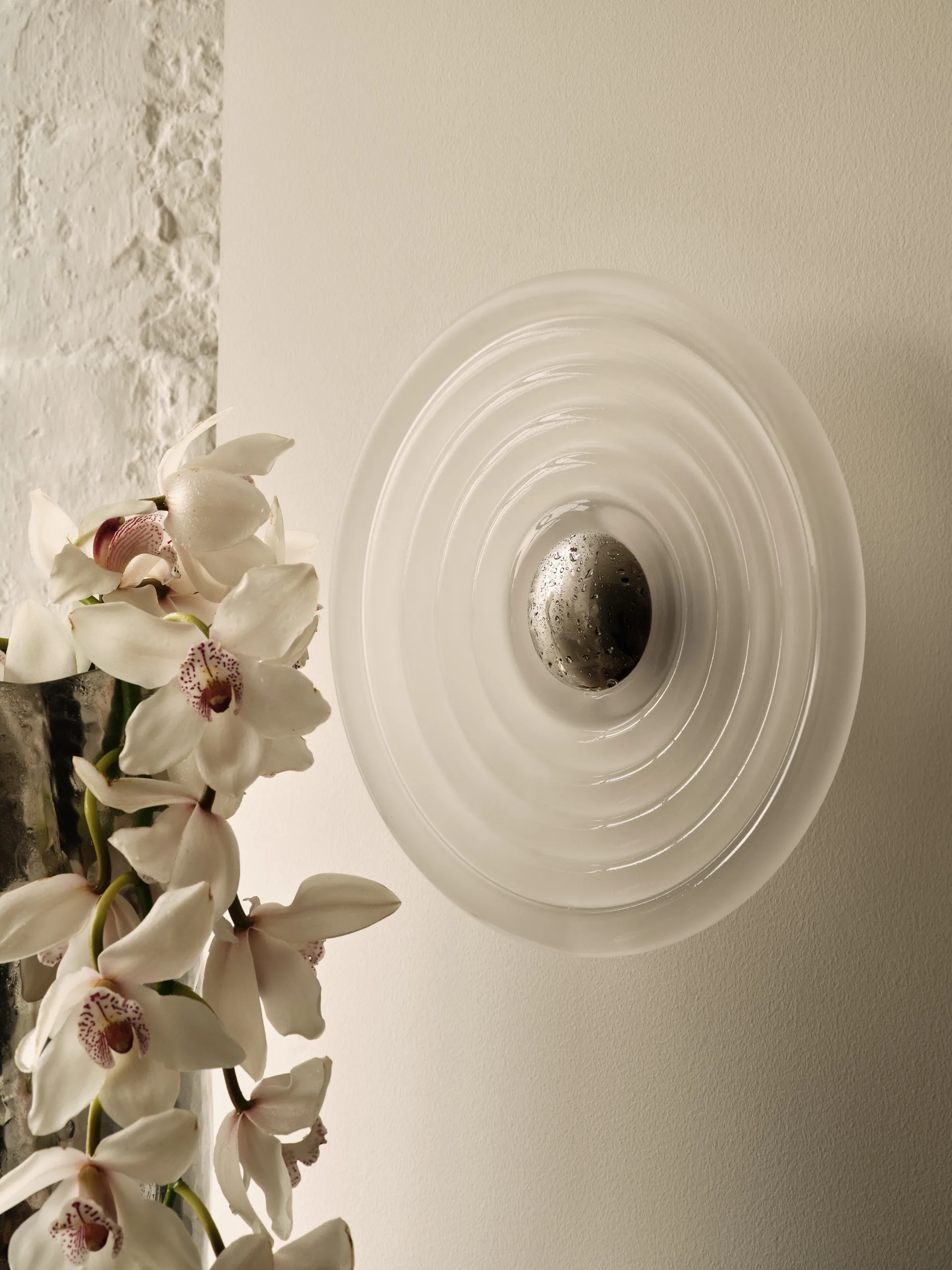 Press Surface væglampe large LED 35 cm, Frosted Tom Dixon