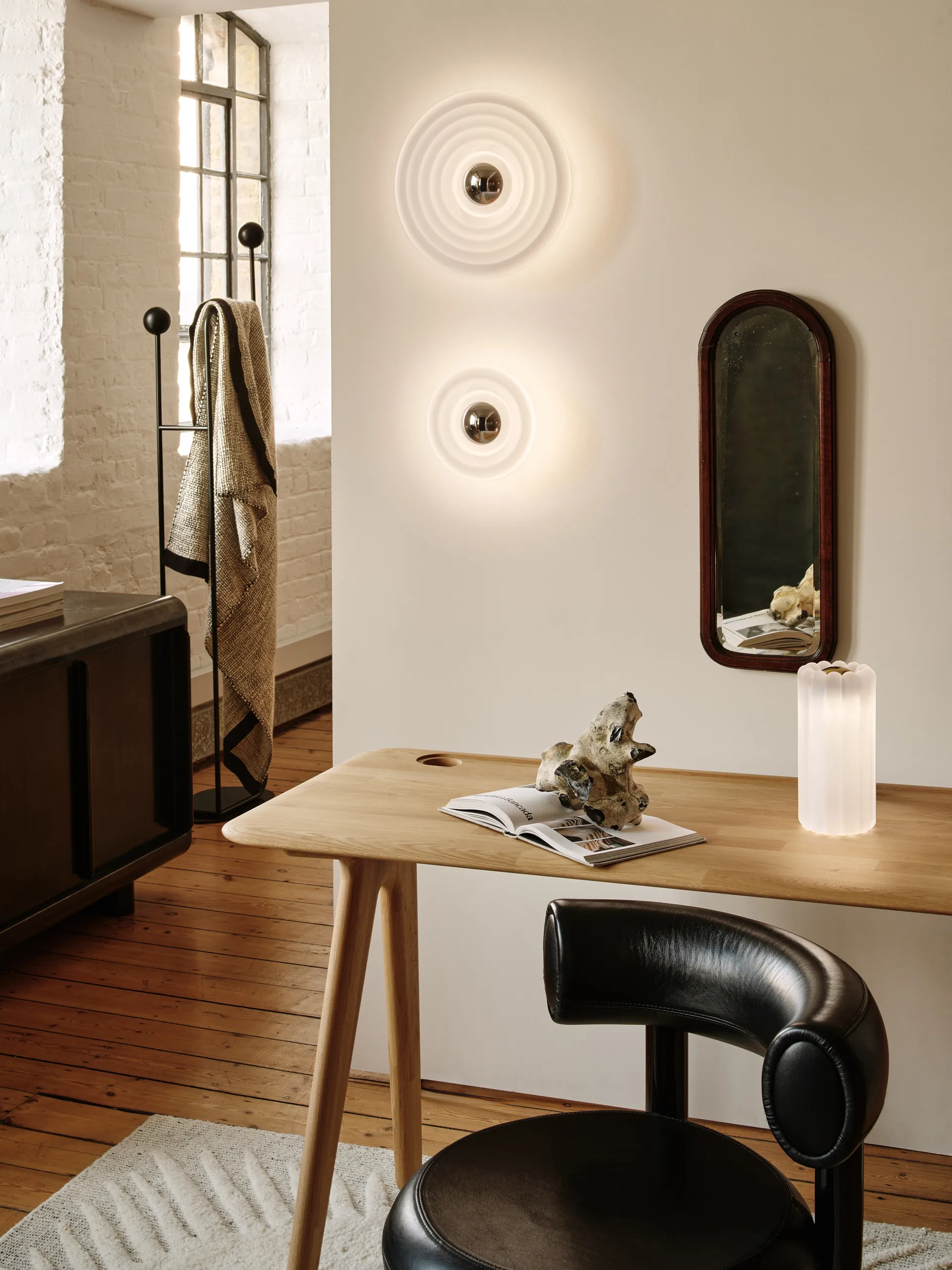 Press Surface væglampe mini LED 21,5 cm, Frosted (frosteret) Tom Dixon