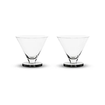 Puck cocktailglas 26 cl 2-pak - Clear - Tom Dixon
