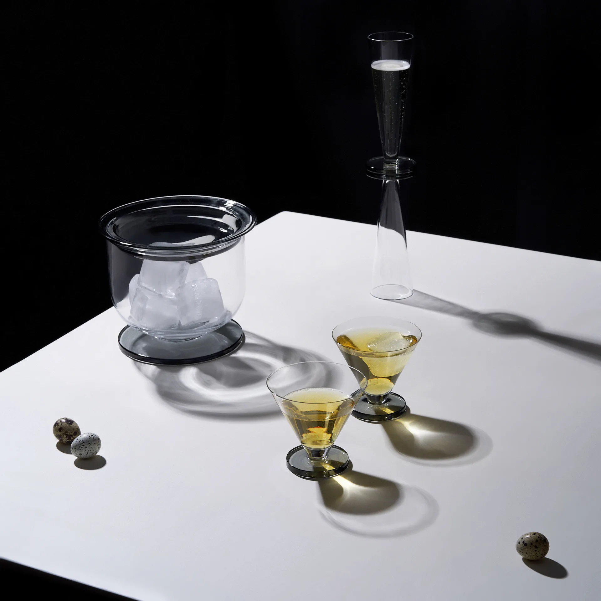 Puck cocktailglas 26 cl 2-pak, Clear Tom Dixon