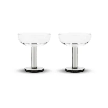 Puck coupeglas 17,5 cl 2-pak - Clear - Tom Dixon