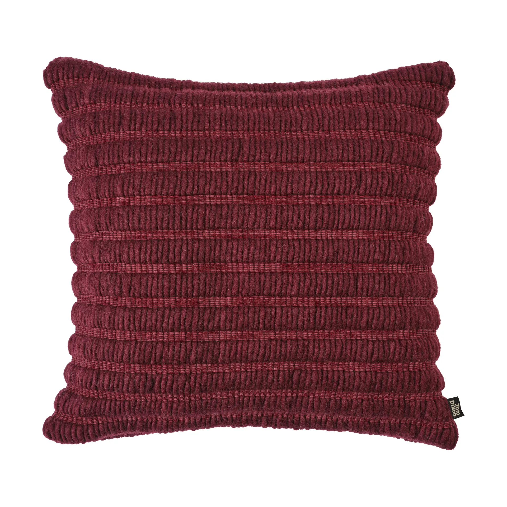 Ridge pude 45 x 45 cm, Burgundy Tom Dixon