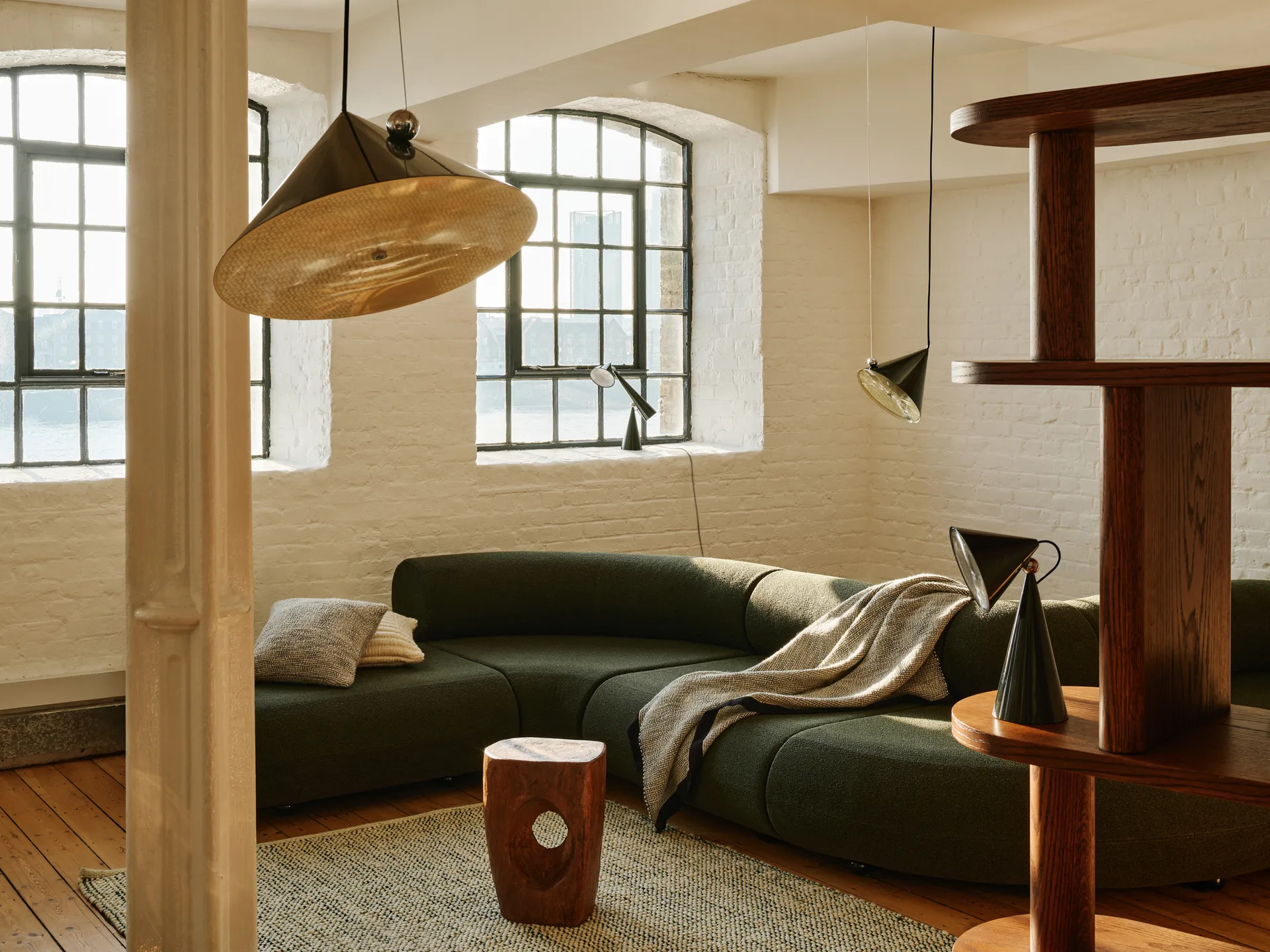 Ridge pude 45 x 45 cm, Natural Tom Dixon