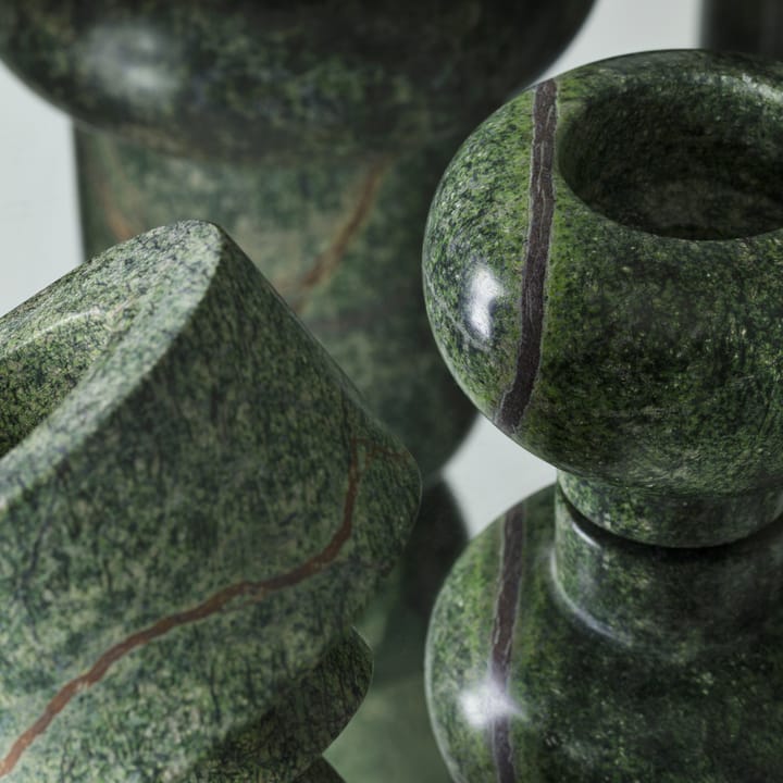 Rock fyrfadsstager 3-pak - Grøn - Tom Dixon