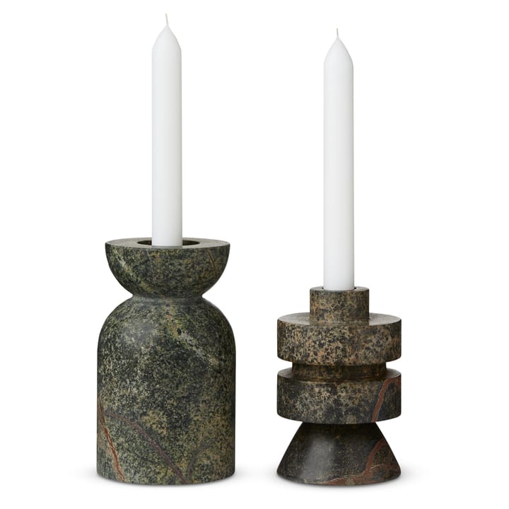 Rock lysestager, mellem - Grøn - Tom Dixon