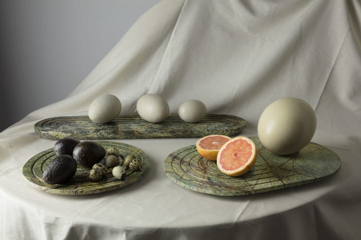 Rock serveringsbakke, lang - Grøn - Tom Dixon