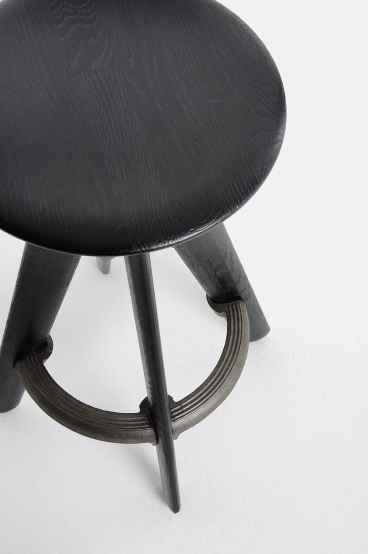 Slab barstol 76 cm, Black oak Tom Dixon