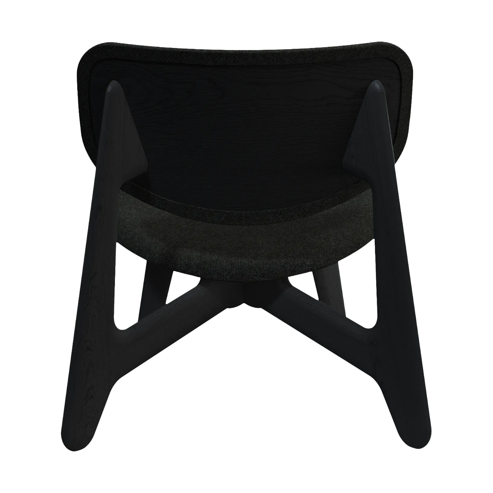 Slab loungestol polstret sæde, Natural brushed oak-Hallingdal 0180 CMHR Tom Dixon