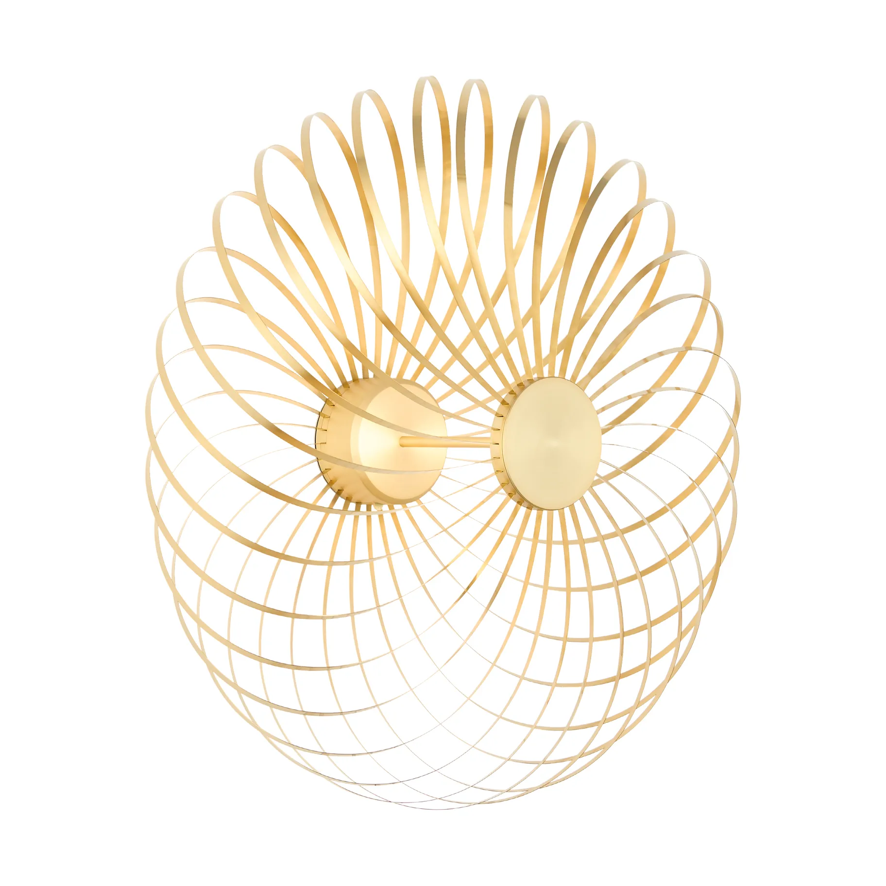 Spring Surface væglampe 58 cm, Brass Tom Dixon