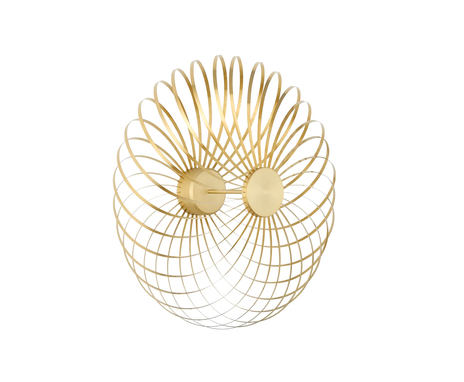 Spring Surface væglampe 58 cm, Brass Tom Dixon