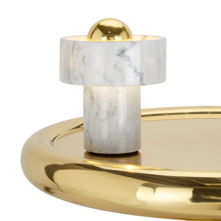 Stone bordlampe - Hvid marmor - Tom Dixon