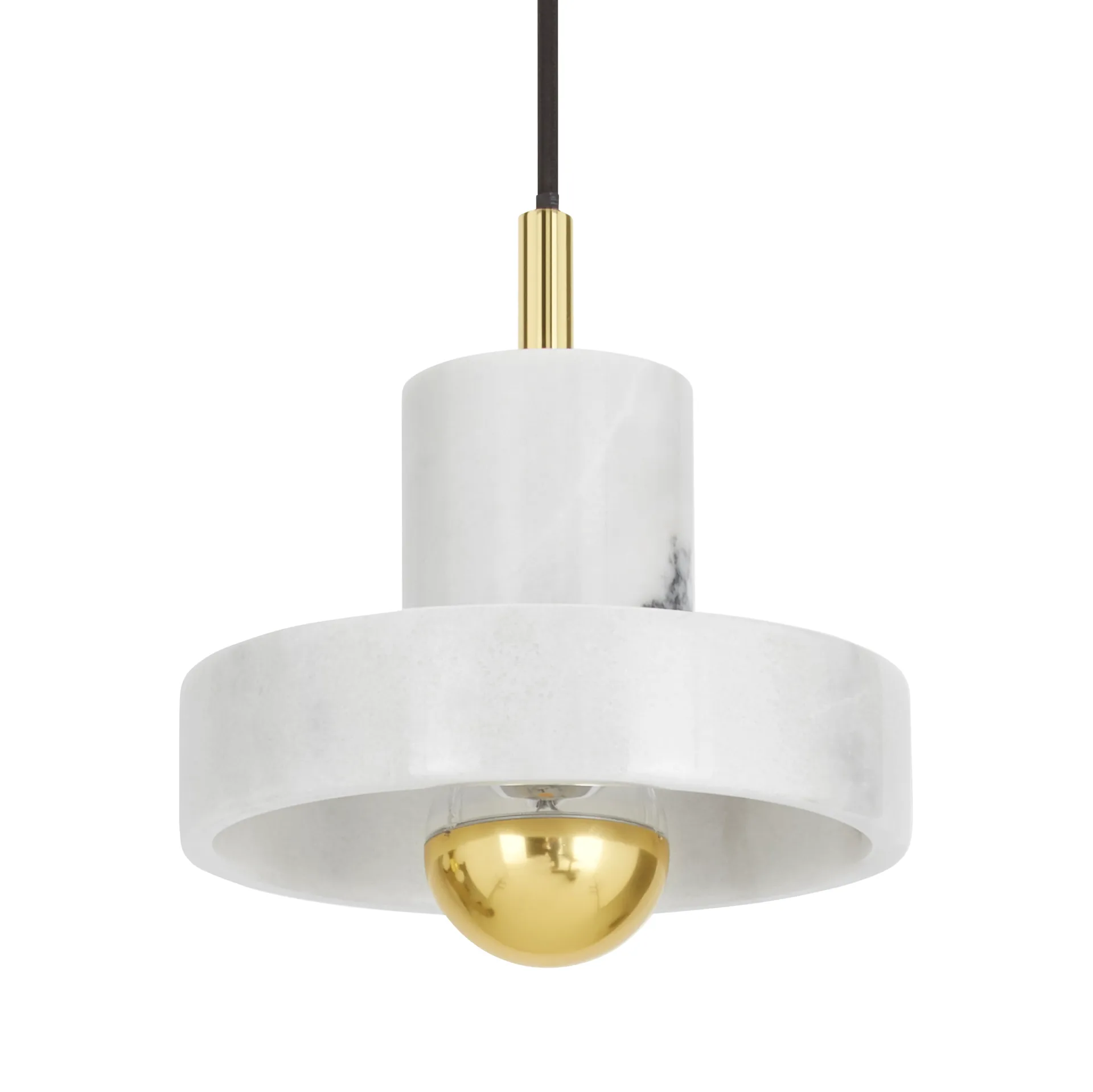 Stone pendel, Hvid marmor Tom Dixon
